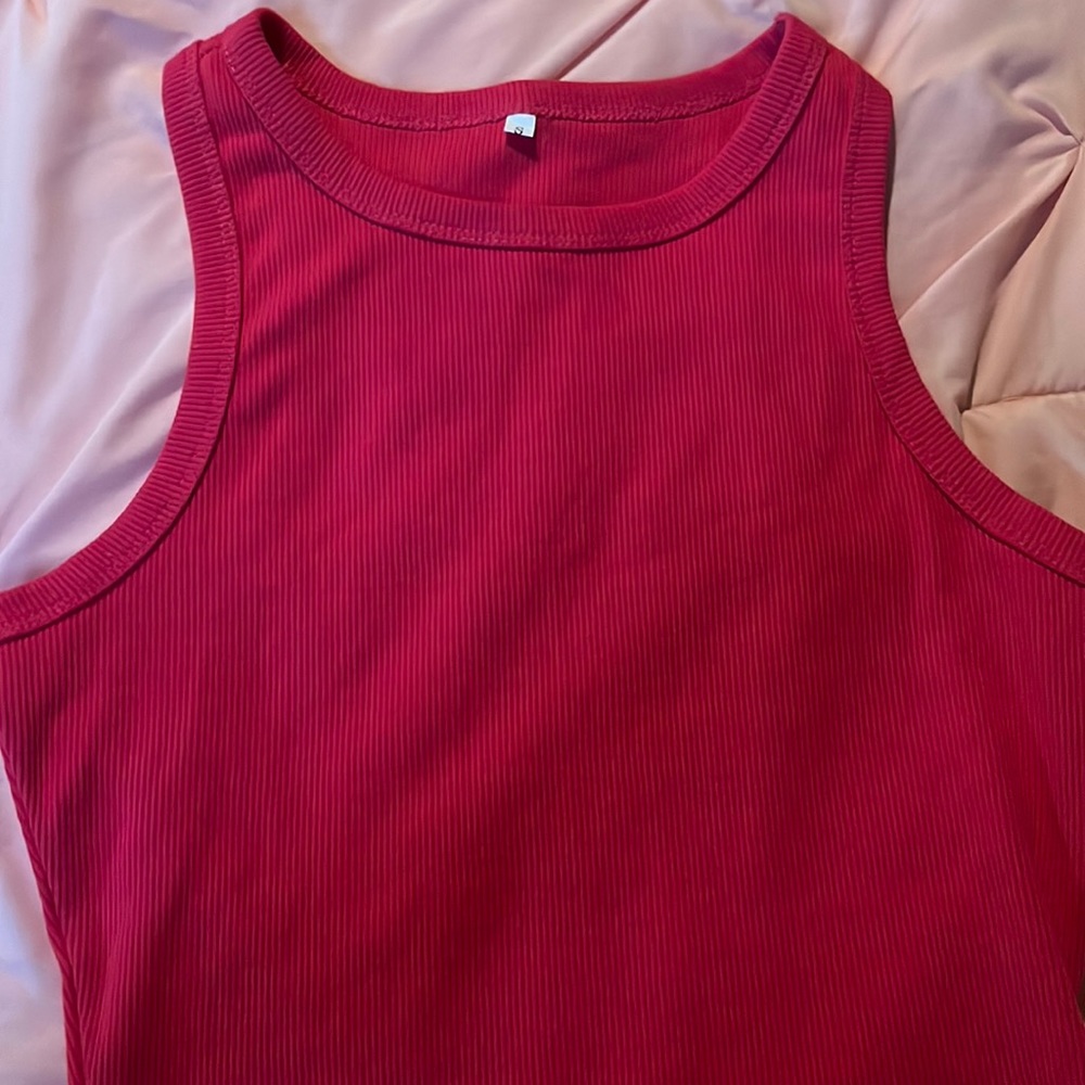 Hot Pink Crop Top size S Brand New!